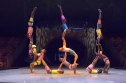 The African acrobats of Cirque Zuma Zuma appear Feb. 22 and 23.